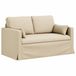 vidaXL Bank Crème Stof 139 x 78 x 80 cm