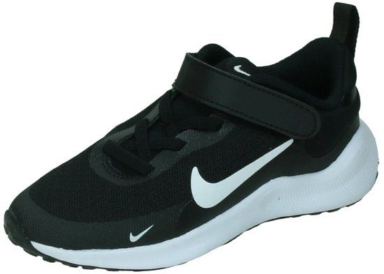 Nike Revolution 7 Sneakers Junior Zwart/Wit