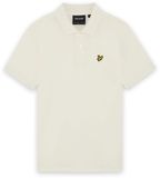 Lyle & Scott Fine Slub Polo Shirt Ice Cream
