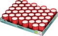 Bolsius Clear Cup Plus - Rood - 40 stuks
