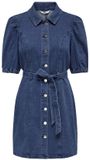 ONLY ONLVIBBE SS BELT DNM DRESS - Medium Blue Denim - Size L