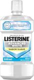 Listerine Mondspoeling, geavanceerd bleekmiddel, alcoholvrij, zachte munt, 500 ml