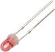 Tru Components YBR-30FRW00 Bedrade LED Rood, Wit Rond 3 mm