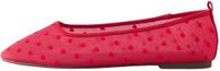 Next - Dames - Forever Comfort® balletballerina's met hartjesmotief - Rood