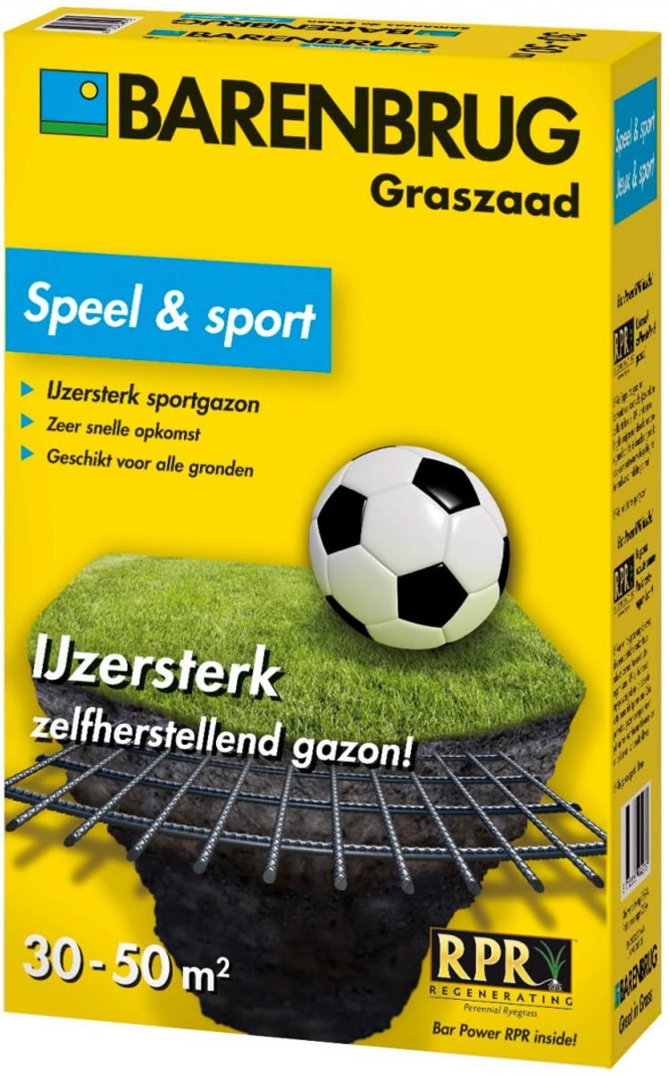 BARENBRUG Graszaad - Speel- en Sportgazon 1 kg