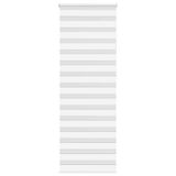 vidaXL Zebra rolgordijn 80x230 cm stofbreedte 75,9 cm polyester wit