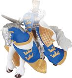 Papo Paard van Koning Arthur Blauw Figuur Speelgoed, Middeleeuwse, Kinderen