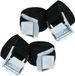 Sangles d'arrimage (4 pièces) - 5 m x 2,5 cm sangle à cliquet pour la fixation de bagages et de fret