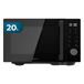 Cecotec Proclean Flatbed Inverter Pro Black magnetron zonder bord, 20 l | 700 W, inverter- en flatbedtechnologie, gelijkmatig koken, grotere gebruiksruimte, akoestisch alarm, timer 95 minuten