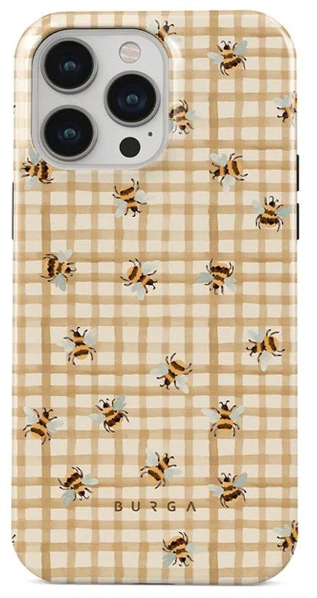 Burga Tough Backcover geschikt voor MagSafe geschikt voor iPhone 15 Pro - Honeycomb