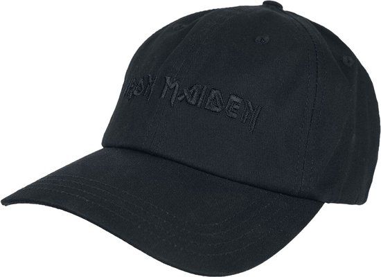 Iron Maiden Logo Heren Cap - Zwart - Katoen - One Size