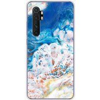 1001 coques Xiaomi Mi Note 10 Lite Marbre ocean bedrukt siliconen hoesje