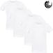 Vinnie-G Heren T-shirts Ronde Hals Wit 4-pack – Basic Ondershirts Heren – Katoen Stretch – Maat M