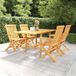 Prolenta Maison Exclusive Tuinset voor 5 personen, massief teakhout