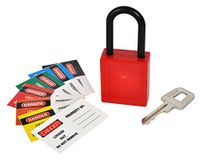 Kasp Hangslot Vonkvrij K80040 Rood Sleutelslot