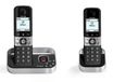 Alcatel F890 Voice Duo - Téléphone DECT sans fil avec répondeur - Noir/Argent