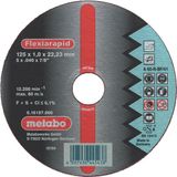 Metabo doorslijpschijf RVS Flexiarapid voor haakse slijpmachine 616187000