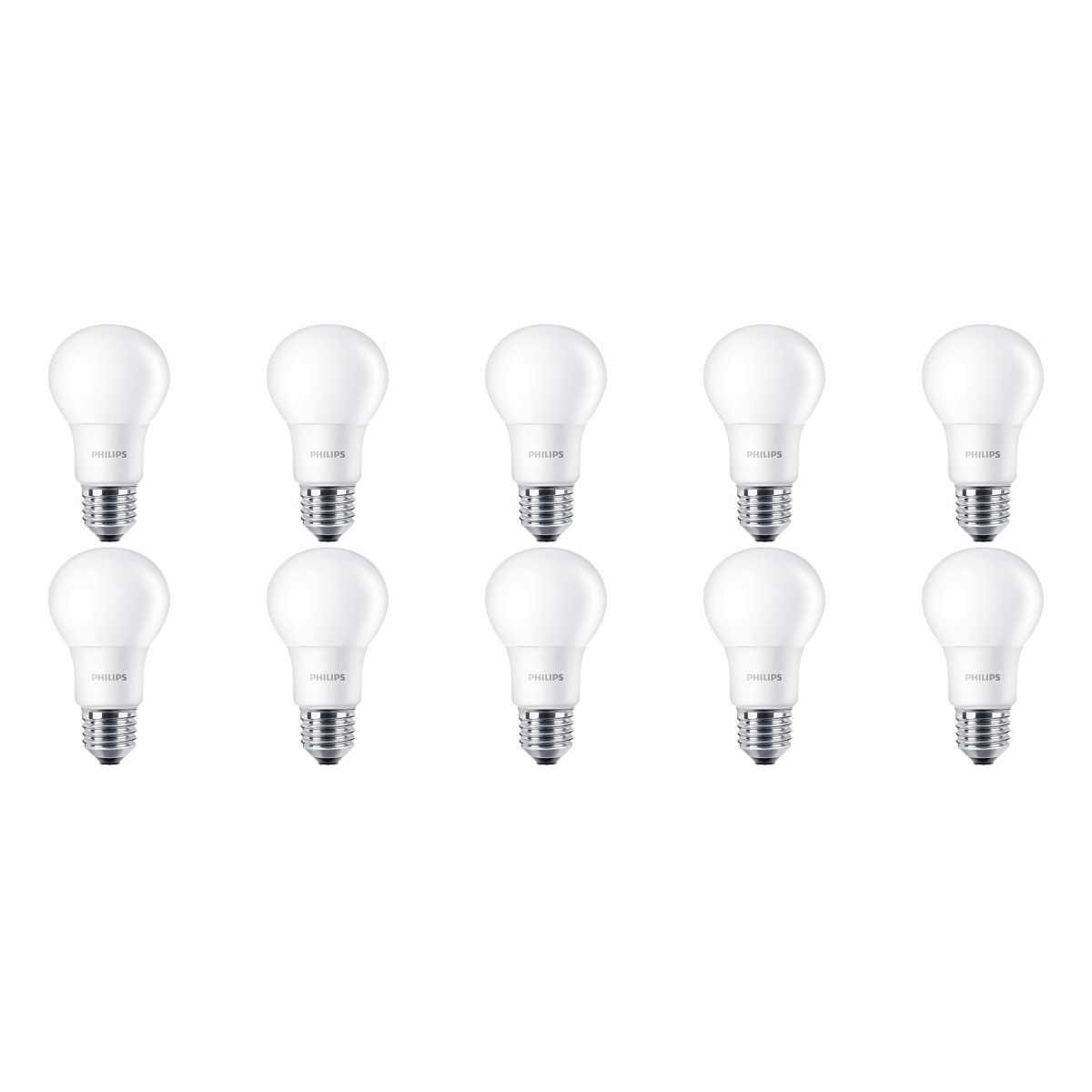 BES LED Philips CorePro LEDbulb - LED Lamp - 8W - E27 - Warm Wit 2700K - 10 Pack
