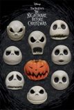 Nightmare Before Christmas Maxi Poster Many Faces Of Jack