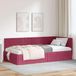 Maison Exclusive - Cadre de lit d'angle bordeaux 100 x 200 cm velours