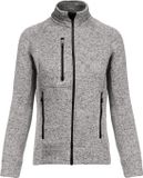 Kariban Heather damesvest met rits K9107 - Light Grey Melange - XXL