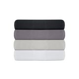 Premium Ranforce Premium Dubbel XL Hoeslaken (140 x 200 + 30 cm), 100% Katoen, 155 Draden, Grijs