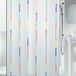 Spirella Douchegordijn Dario, Anti-Schimmel, Antibacterieel, Wasbaar, Waterdicht, Polyester, 180 x 200 cm, Veelkleurig/Wit