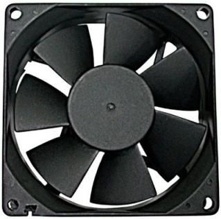 Titan 80mm Fan 2500RPM 25.02cfm 28dB Z-Axis Bearing 60000h 12V 0.13A 1.32W black