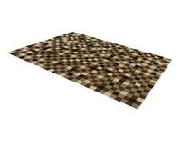 ASTRA tapijt Squares, 133 x 190 cm, bruin