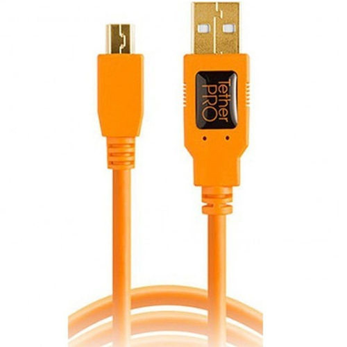 Tether Tools TetherPro USB 2.0 Male to Mini-B 5 pin 30cm oranje