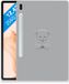 B2Ctelecom Samsung Galaxy Tab S7 FE Back Cover Baby Olifant Grijs