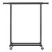 JOYFURNOS Portant à Vêtements sur Roulettes, Tringle à Vêtements Robuste, 45 x (92-132) x 161,5 cm, avec Tringle Extensible, Capacité de Charge 100 kg, Portable, Noir
