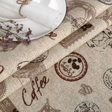 ANRO Tafelkleed Koffie Bruin 160x140cm Rechte rand Afwasbaar Waterafstotend Binnen & Buiten
