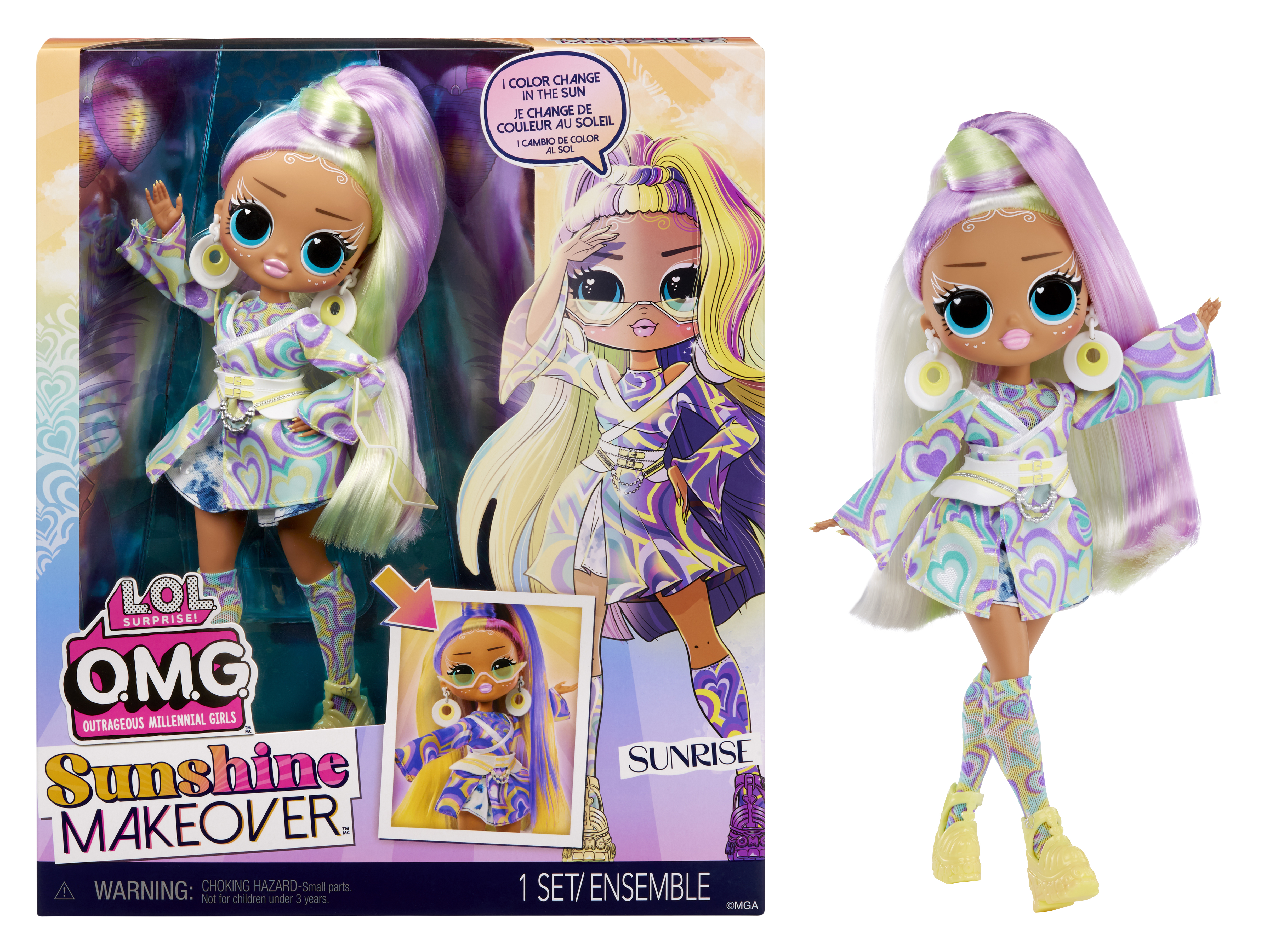 MGA Entertainment O.M.G. L.O.L. Surprise! O.M.G. Sunshine Makeover - Sunrise