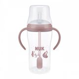 NUK Perfect Match oefenfles met rietje 260 ml - Beige