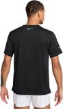 Nike M NK DF UV MILER FLASH SS T-shirt de course à pied manches courtes été homme Noir XXL