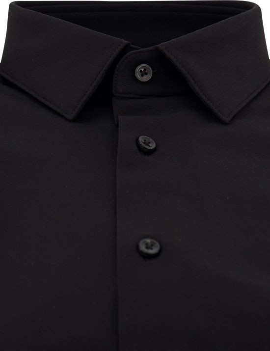 BOSS slim fit overhemd P-HANK black - Zwart - Maat EU42 - Herfst/Winter 2023 - Mannen