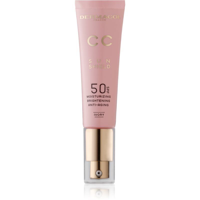 DERMACOL Sun BB + CC crème, CC Cream SPF 50 CC SUN Shield (Cream) 30 ml (Ivoor, 30 ml)
