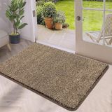 Famanu – Binnendeurmat met laag profiel, waterdicht en wasbaar, 60x90 cm