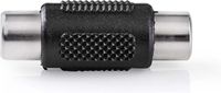 Nedis CAGB24950BK RCA Female naar RCA Female Adapter Zwart