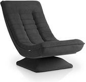 Juskys Relaxfauteuil Korsica - Corduroy - Donkergrijs