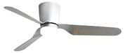 OEM DC-plafondventilator, 18 Watt, 3 bladen, zilver, 5 snelheden, LED-verlichting, afstandsbediening