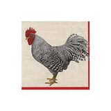 Caspari Le Coq Papier Cocktail servetten, 20 stuks