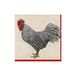 Caspari Le Coq Papier Cocktail servetten, 20 stuks