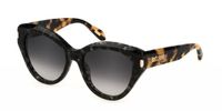 Just Cavalli SJC033 Avana Grigia Lucida Zonnebril Vrouwen
