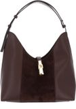 FURLA Leren schoudertas Goccia Hobo Toni Espresso donkerbruin