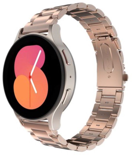 Just in Case Rvs Bandje Roségoud voor Samsung Galaxy Watch 7/6/5/4 20mm
