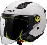 LS2 OF622 Funny II Solid Wit Kinder Jethelm - Helm