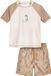 Playshoes - Zwemset - UV Werend - 2-delig - Wilde Dieren - Taupe - Crème - 98/104