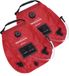 Merkloos / Sans marque Koopman International 2x stuks mobiele buiten kampeer / camping douche waterzakken rood - 20 liter